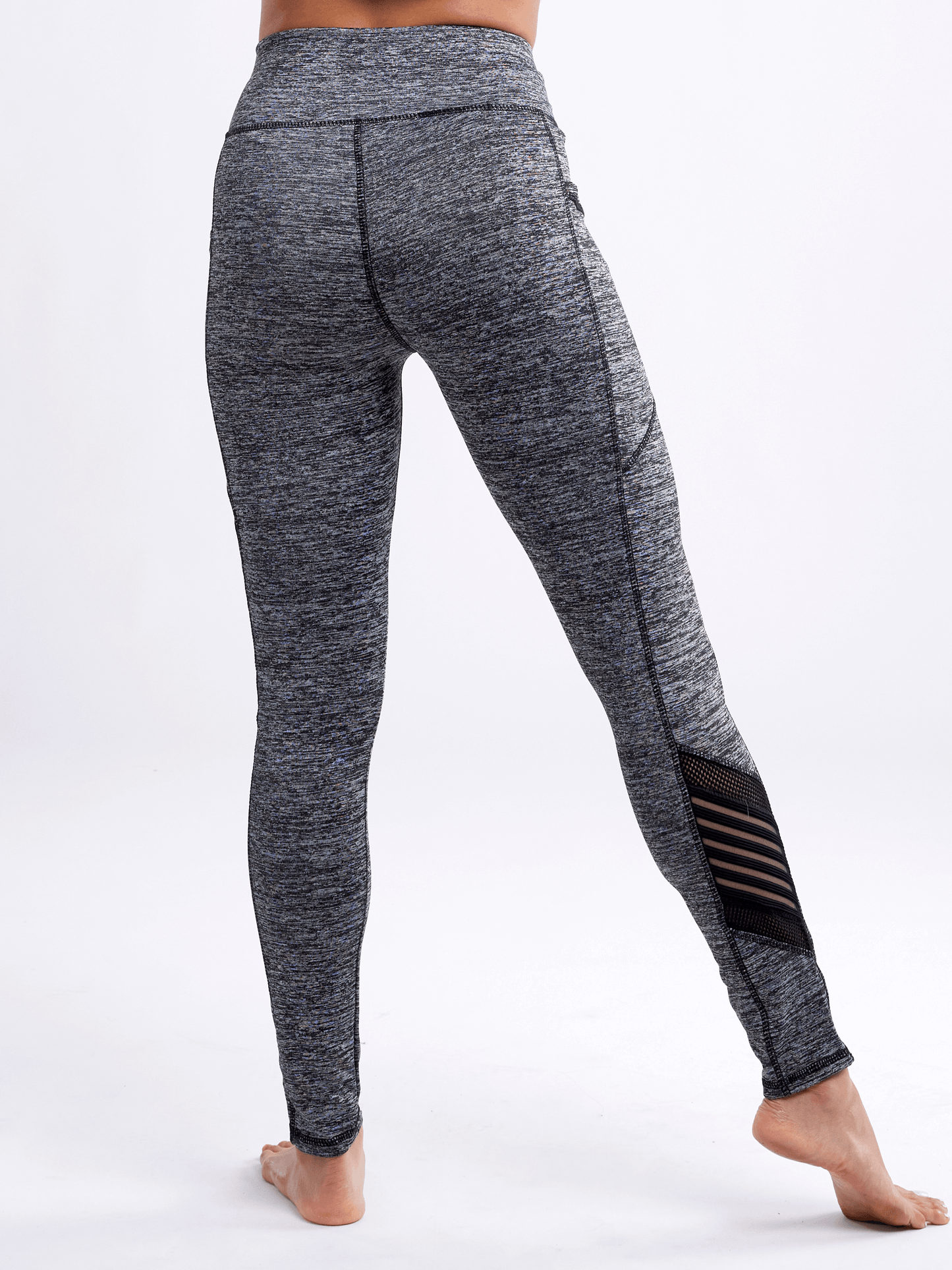 Legging de Pilates taille haute JupiterGear avec poches latérales et pan en maille