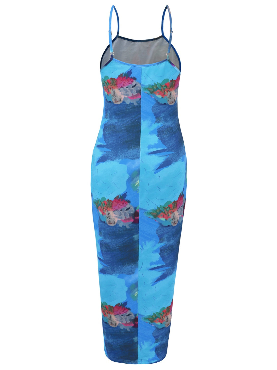 Vestido de tirantes finos estampado