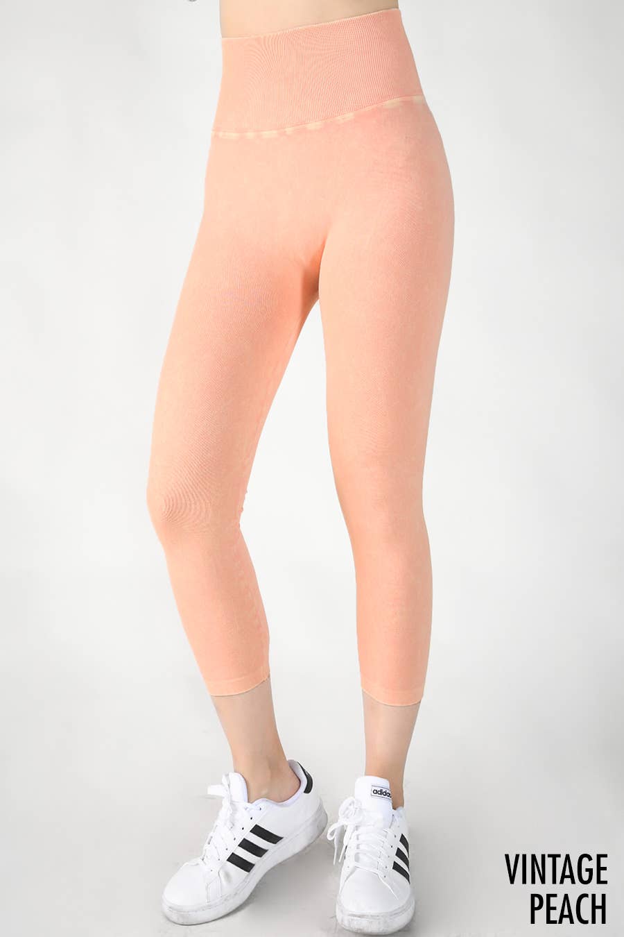 Capri taille haute vintage Well-In Vogue, taille unique, rose