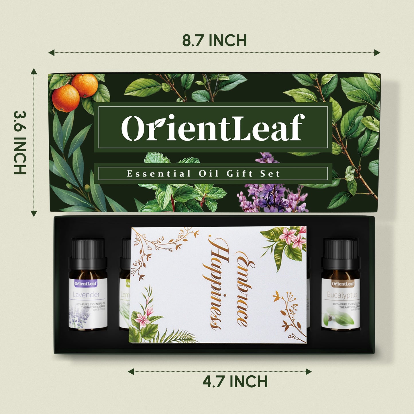 Huiles essentielles pour diffuseurs, extraits de plantes 100 % naturelles, six parfums