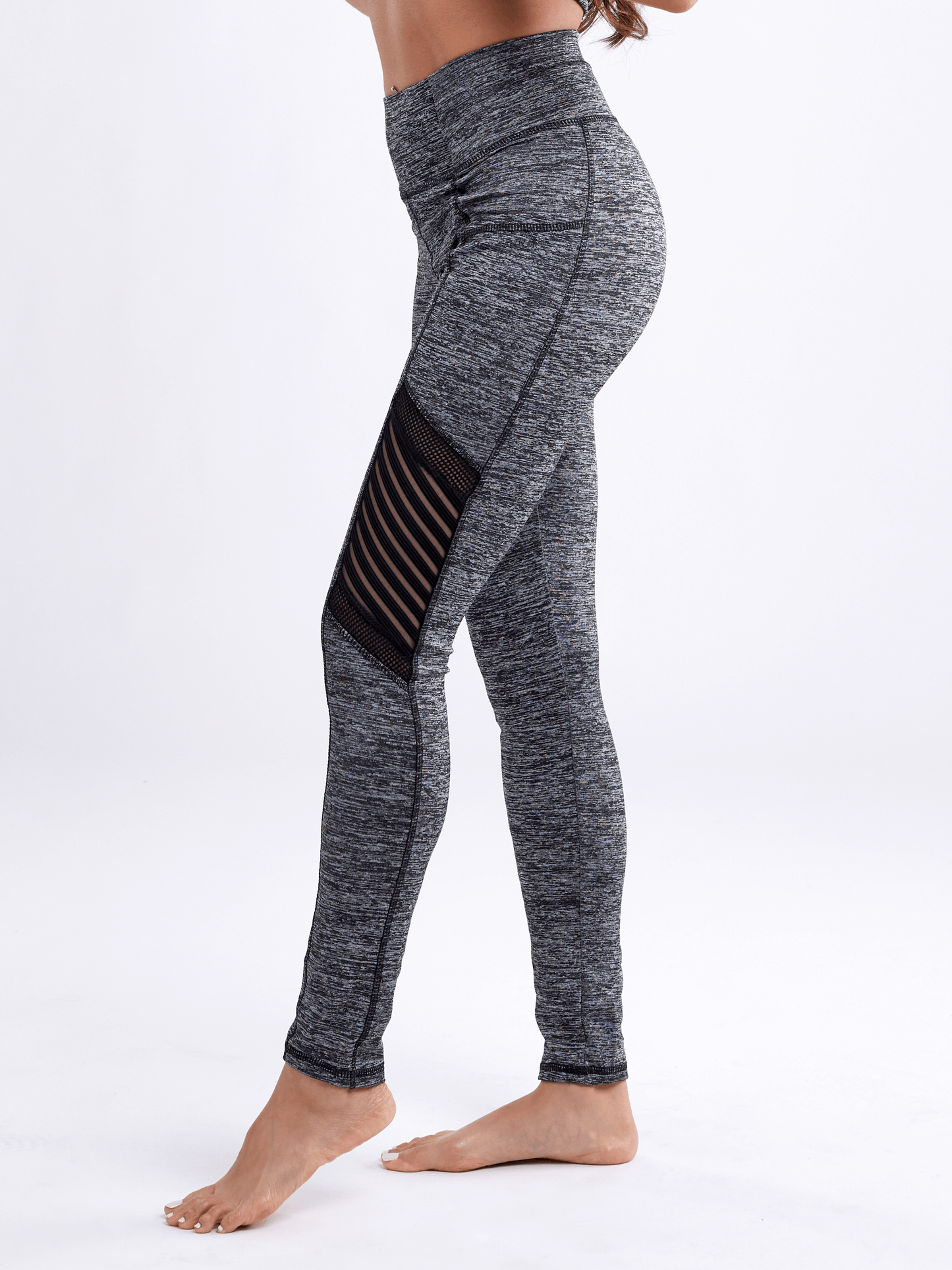 Legging de Pilates taille haute JupiterGear avec poches latérales et pan en maille