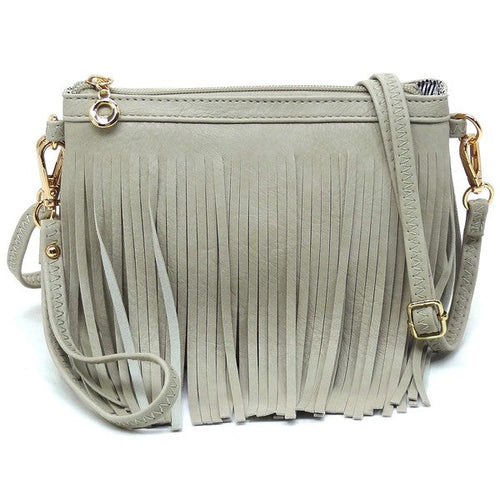Sac bandoulière à franges western