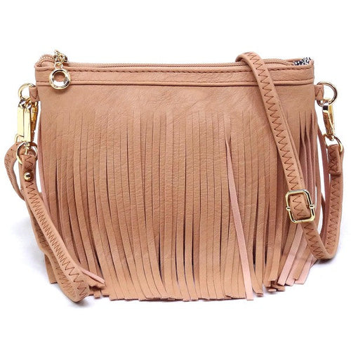 Sac bandoulière à franges western