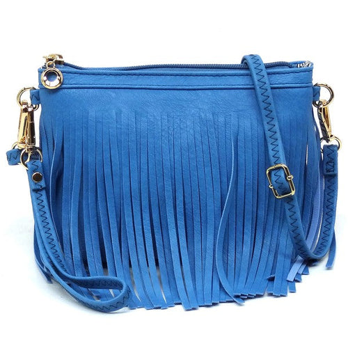 Sac bandoulière à franges western