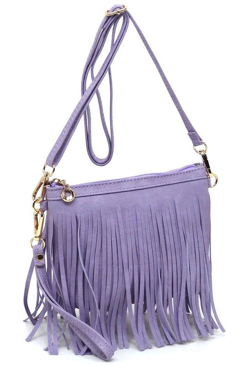 Sac bandoulière à franges western