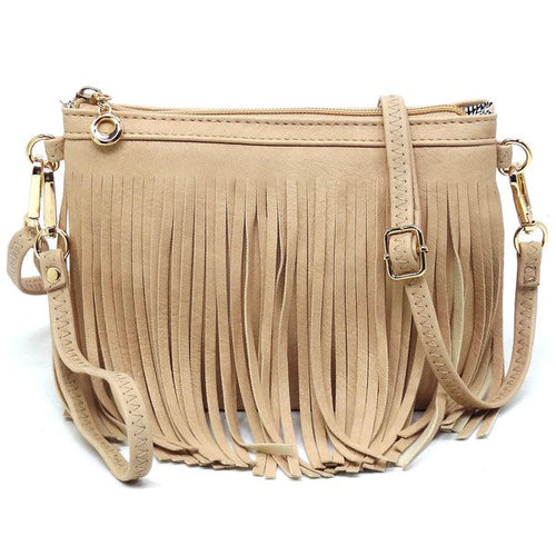 Sac bandoulière à franges western