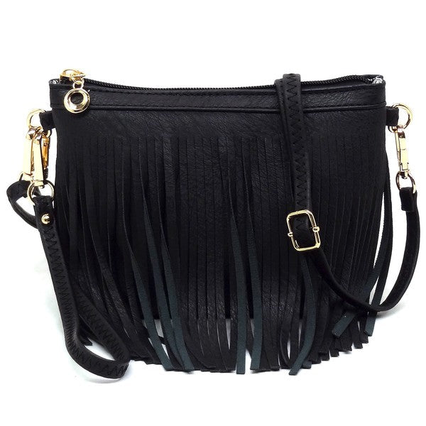 Sac bandoulière à franges western
