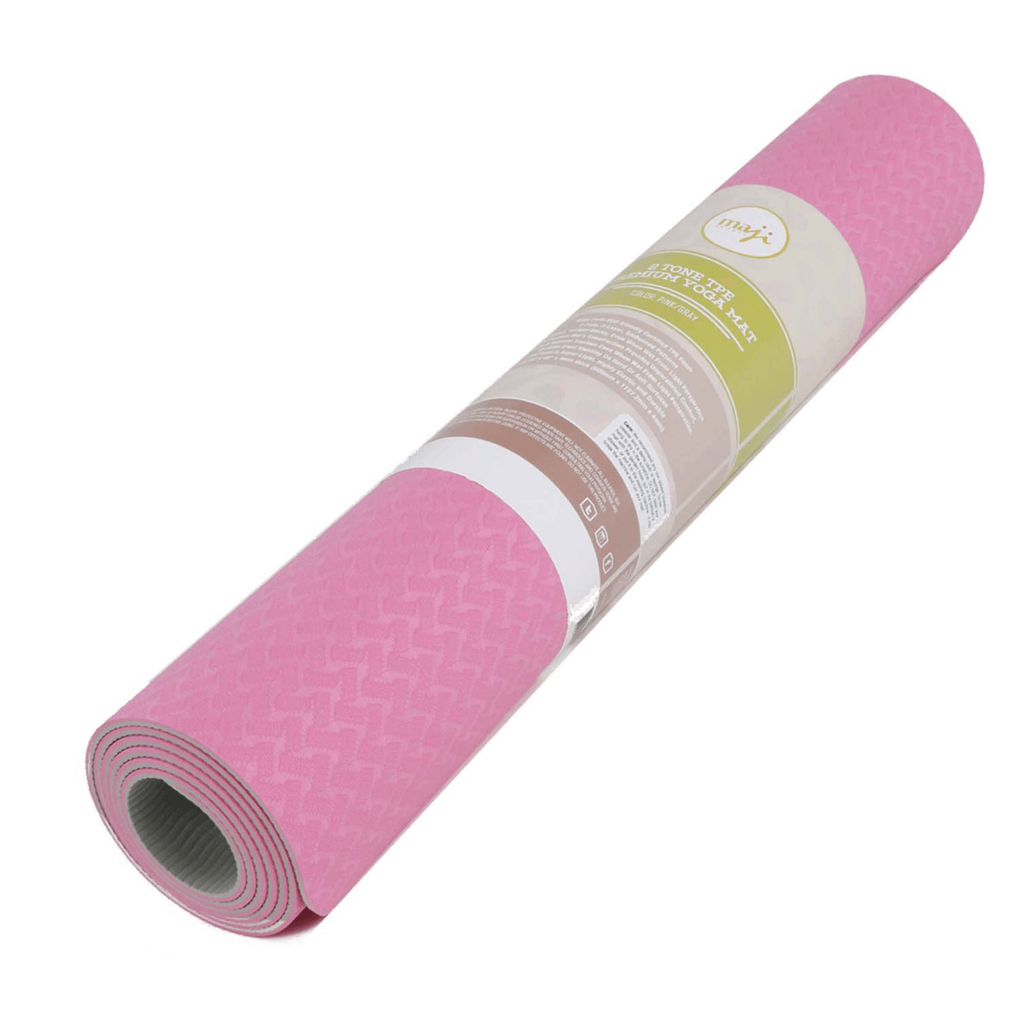 Tapis de yoga TPE bicolore de qualité supérieure
