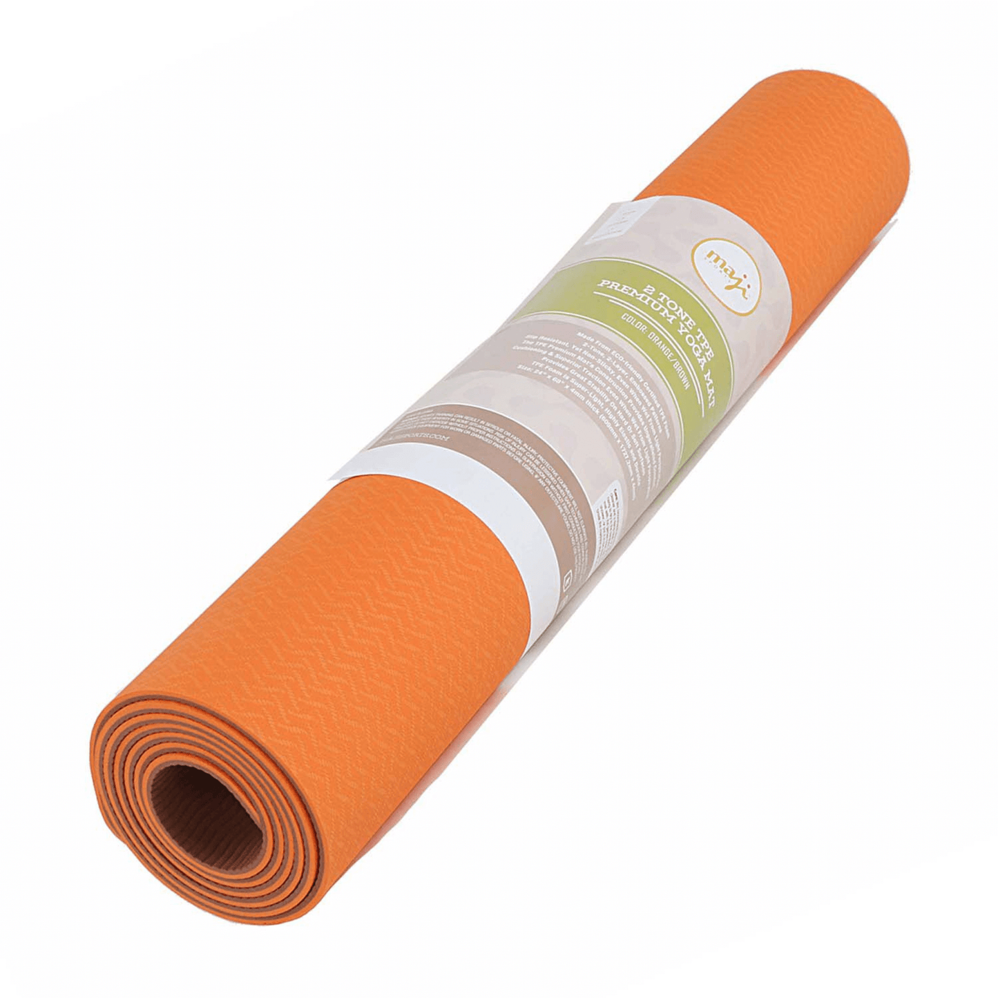 Tapis de yoga TPE bicolore de qualité supérieure