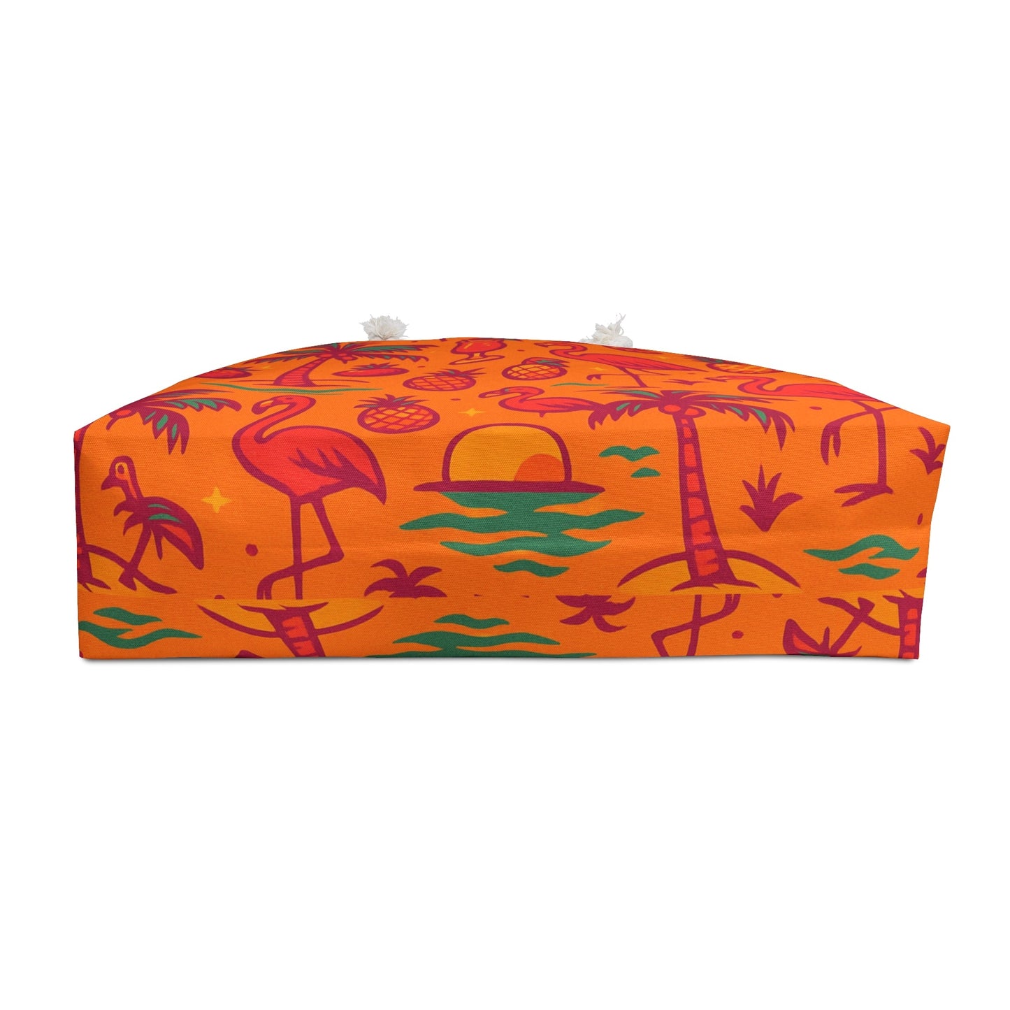 Bolso de fin de semana Trop Vibes – Estampado de piña y flamenco
