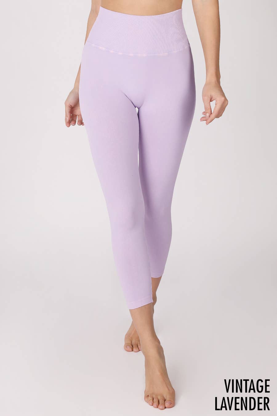 Capri taille haute vintage Well-In Vogue, taille unique, rose