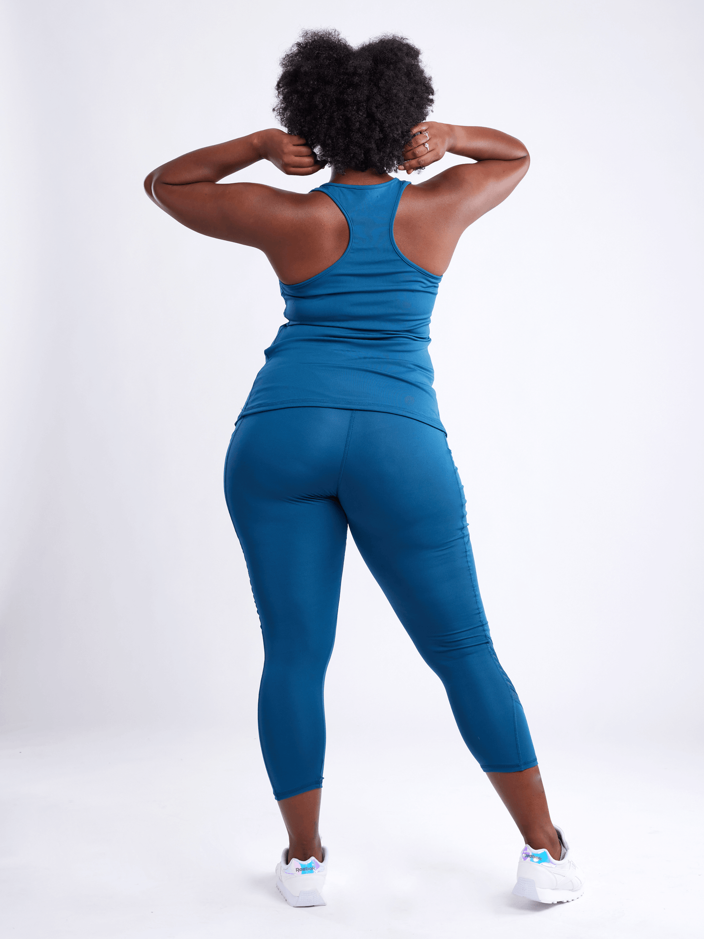 Legging de Pilates taille haute JupiterGear avec poches latérales et pan en maille