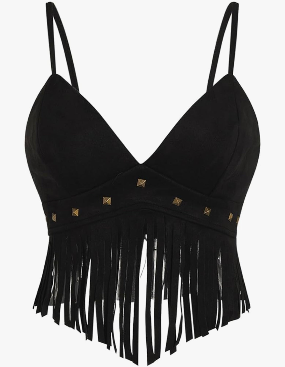 Robe vintage en similicuir à franges et bretelles spaghetti sans manches pour femme Y2K