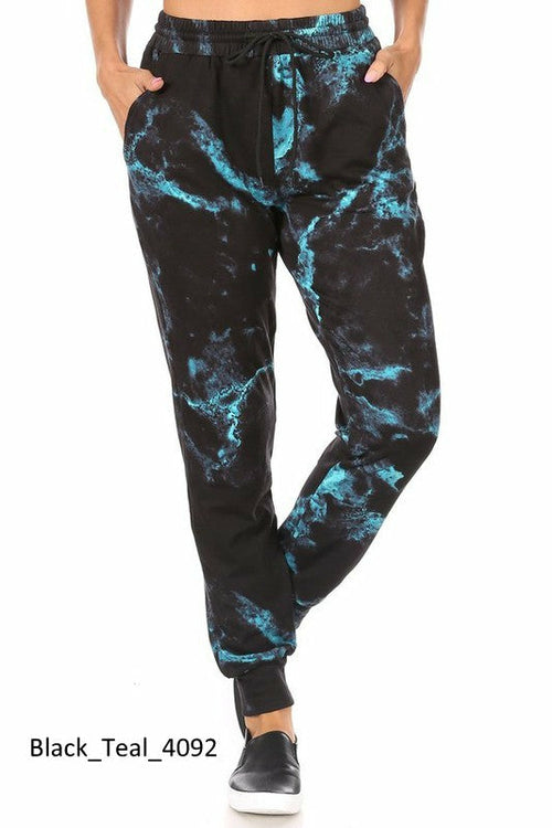 Pantalon de jogging en polaire marbré chaud pour femme