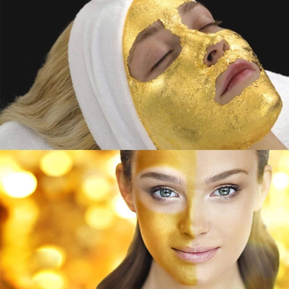 Masque facial au collagène et à l'or 24 carats (6,7 oz) + sérum à l'or (1 oz) Hydratant