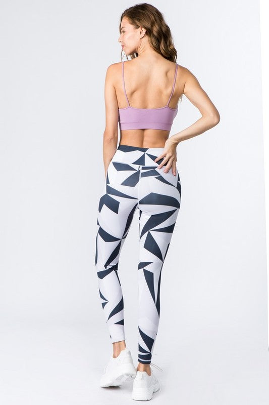 Legging d'entraînement imprimé taille haute Active