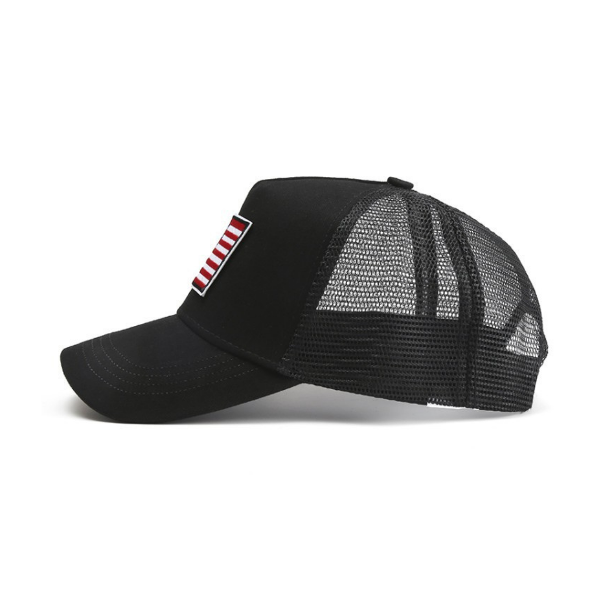 Casquette de camionneur avec drapeau américain et sangle réglable