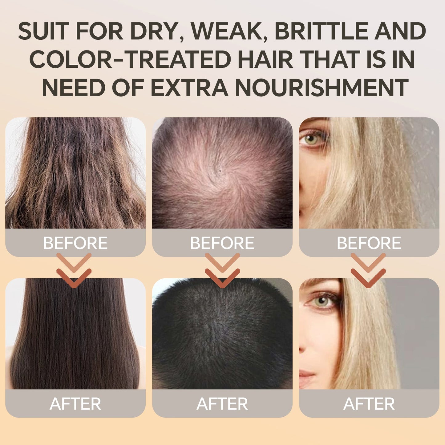 Champú y acondicionador con proteína de agua de arroz natural para el cabello