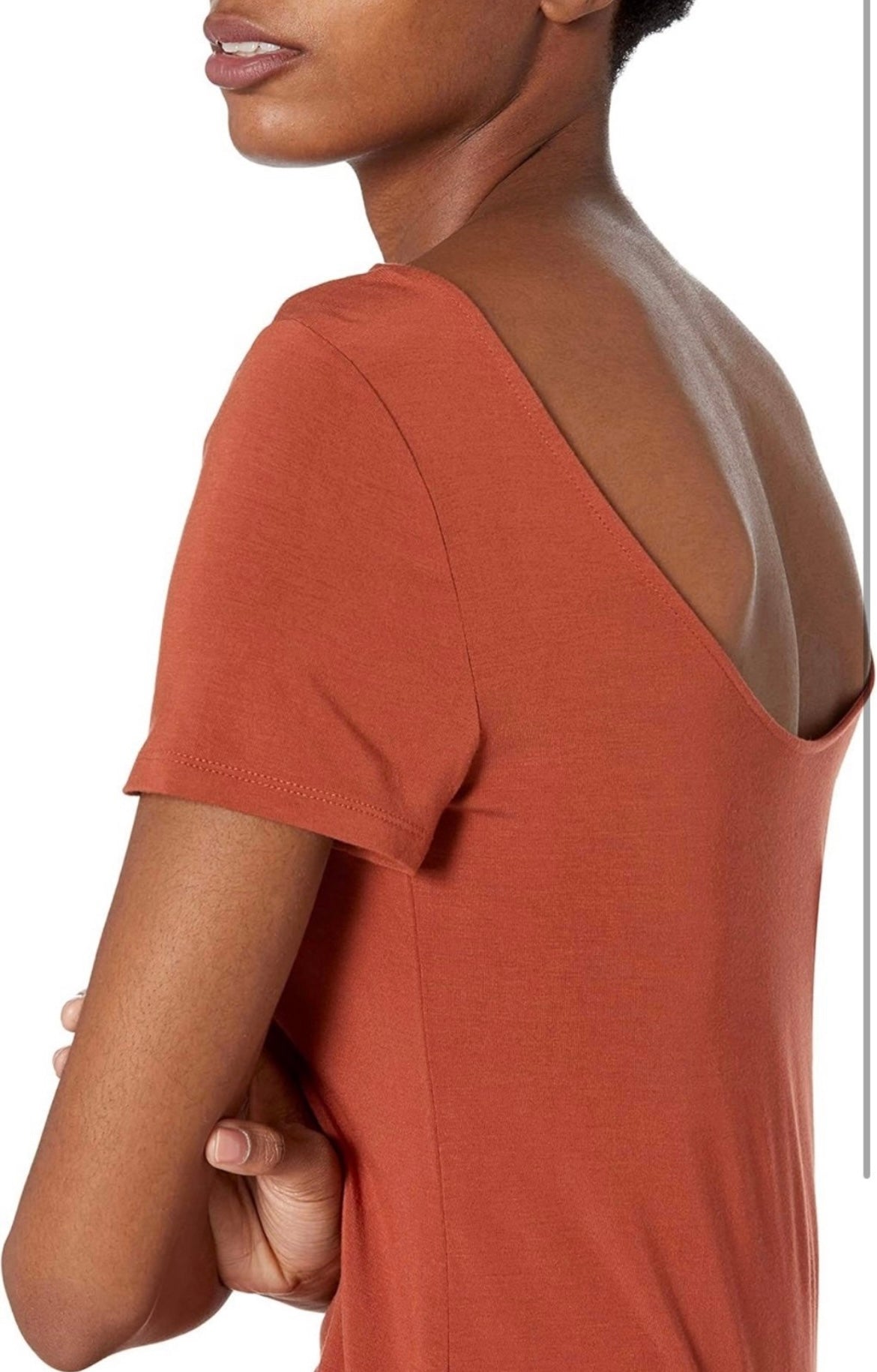 Robe t-shirt en jersey coupe classique pour femme avec dos ballet