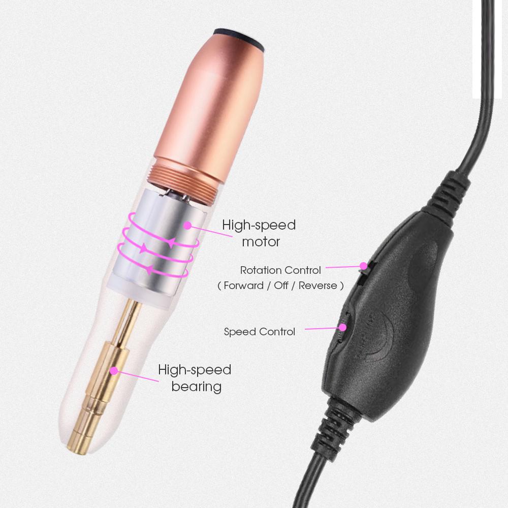 Kit de perceuse à ongles USB, polisseuse à ongles électrique, kit de lime à ongles portable