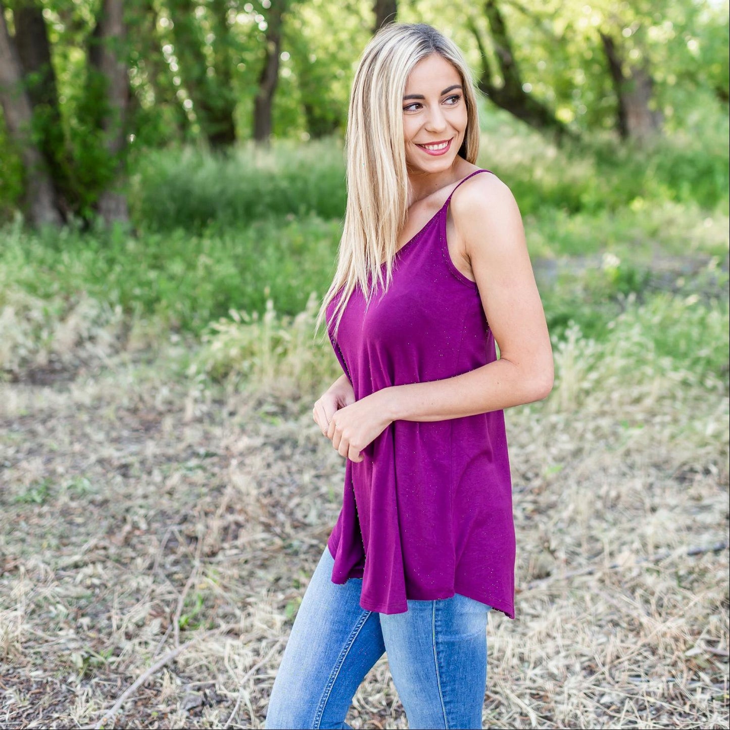 Top camisola de crepé con burbujas
