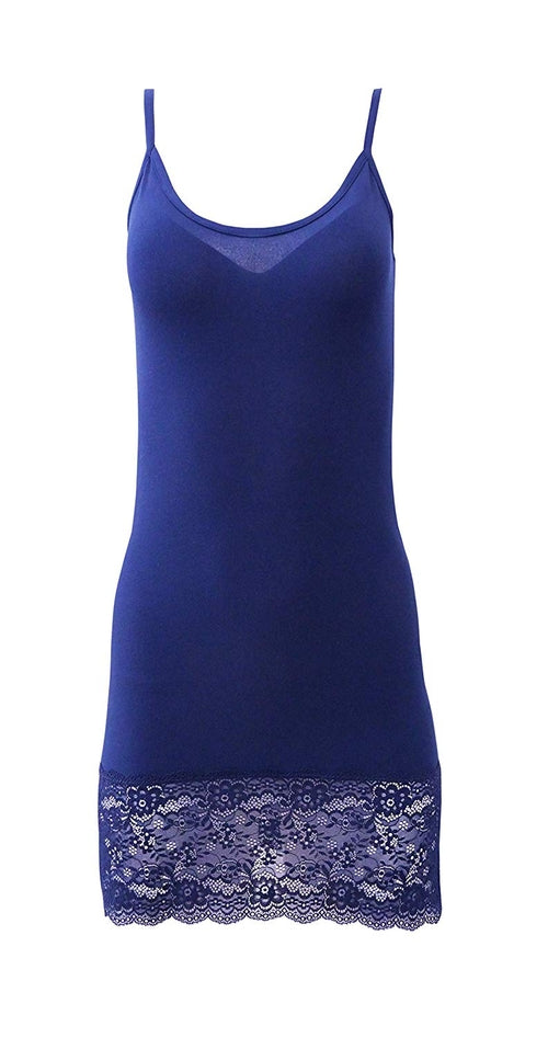 EGI Luxury Modal Women's Lace-Trimmed Full Slips Chemise. Proudly Made