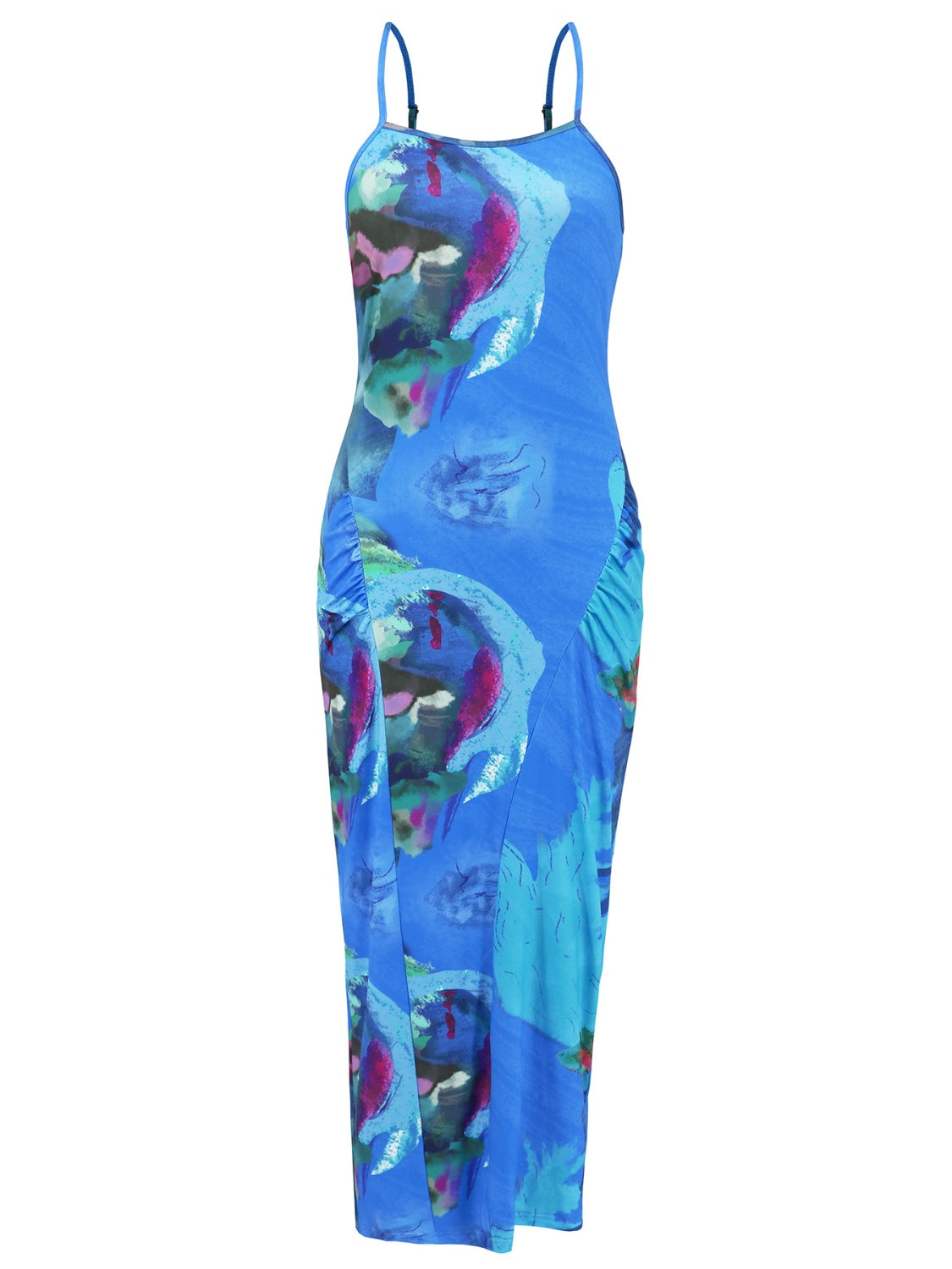 Vestido de tirantes finos estampado