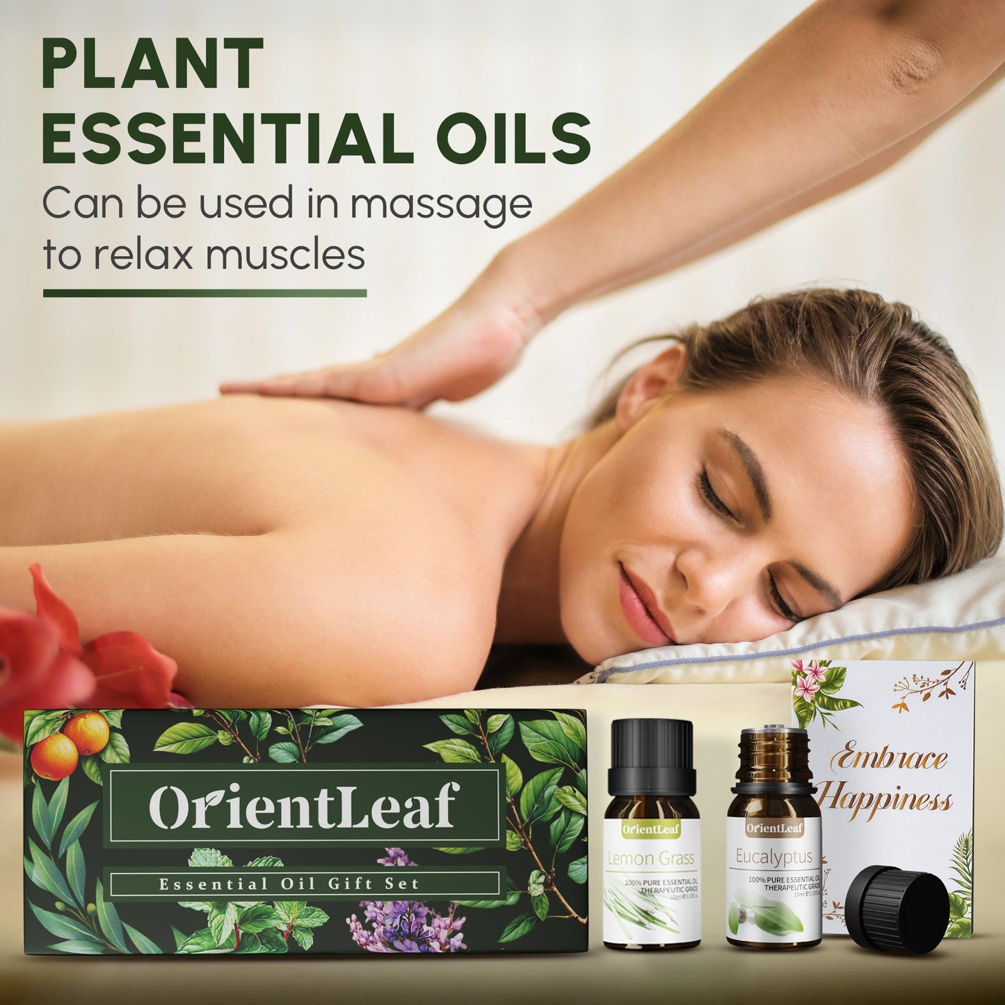Huiles essentielles pour diffuseurs, extraits de plantes 100 % naturelles, six parfums