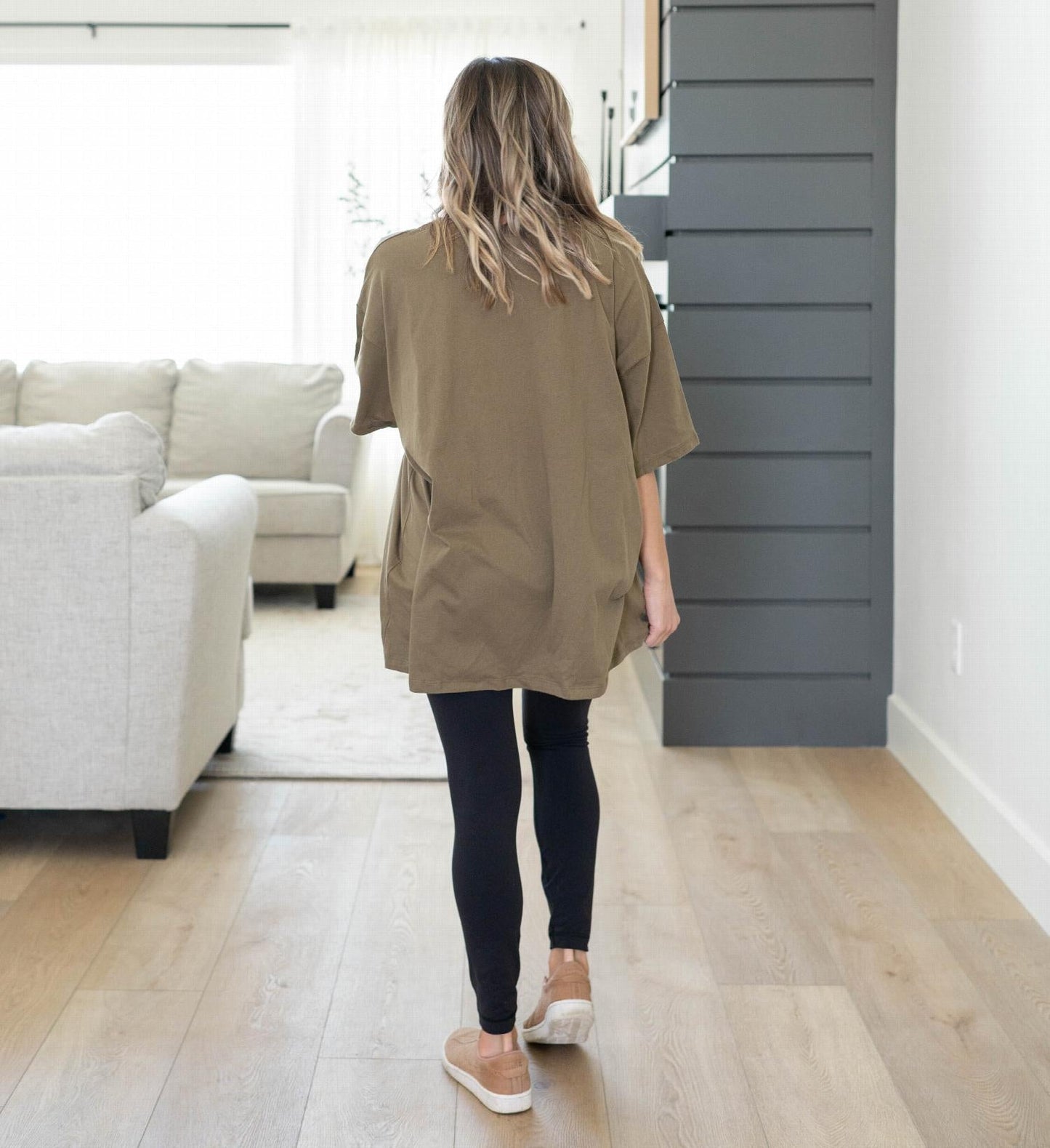 Cotton Drop Shoulder Boyfriend Box Tee