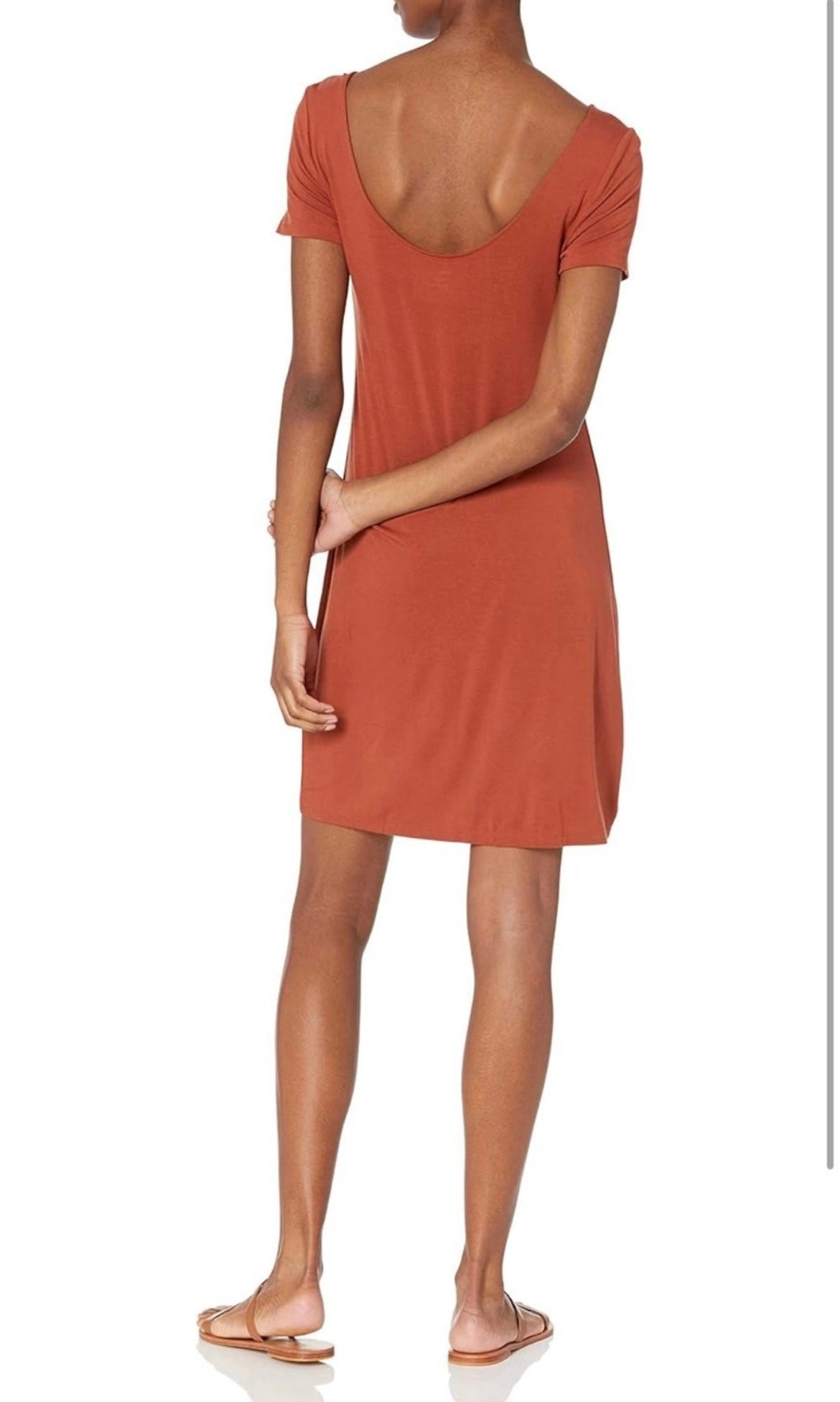 Robe t-shirt en jersey coupe classique pour femme avec dos ballet