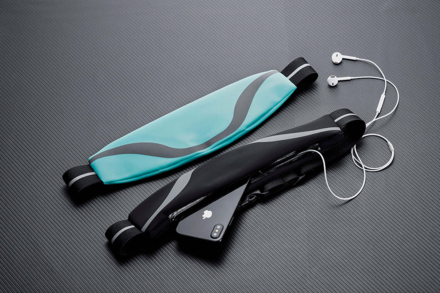 Ceinture de course sport résistante à l'eau avec bande réfléchissante