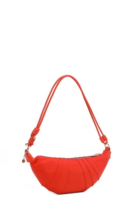 Bolsa de croissant con parches de color de Nicole Lee USA