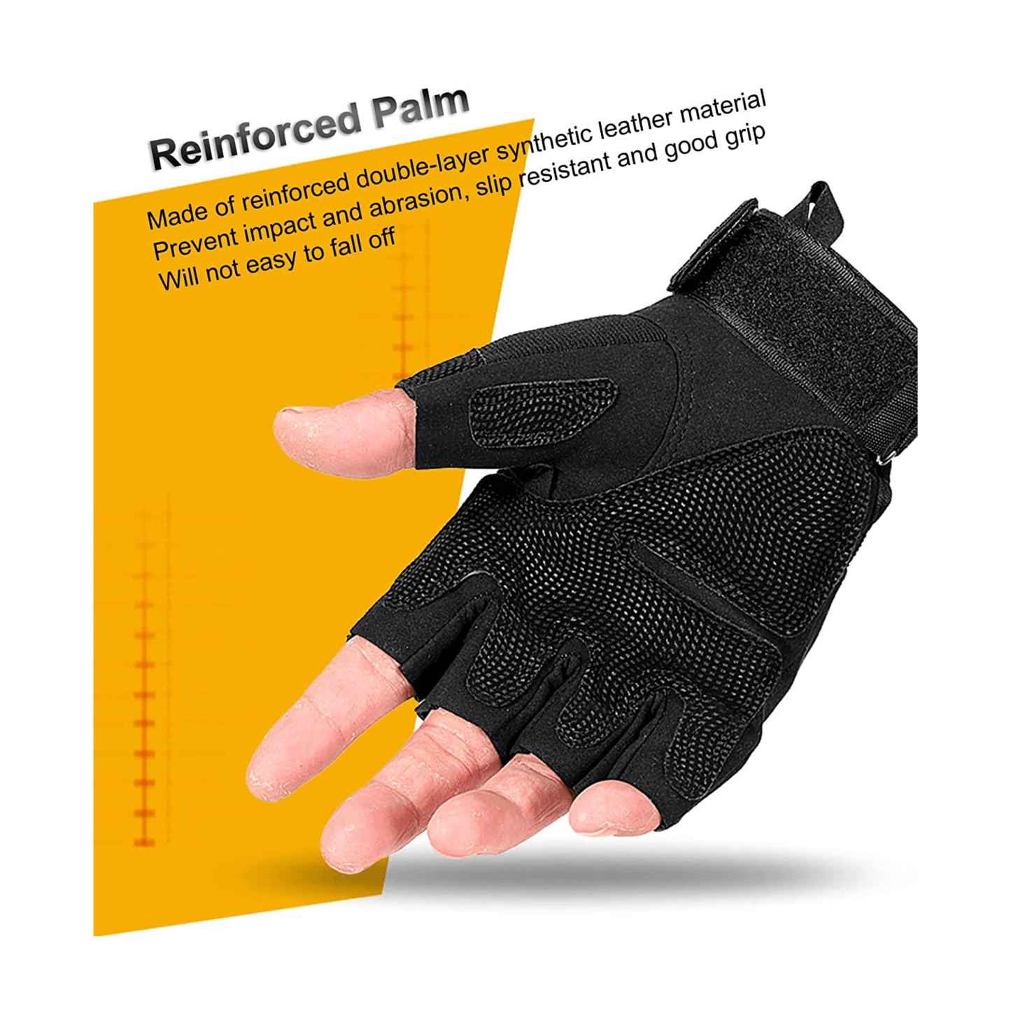Tactical Fingerless Airsoft Gloves for Outdoor Sports, Paintball, and