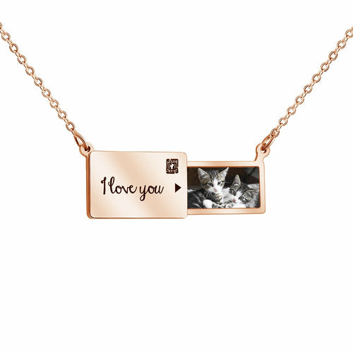 Custom Pull-Out Envelope Necklace