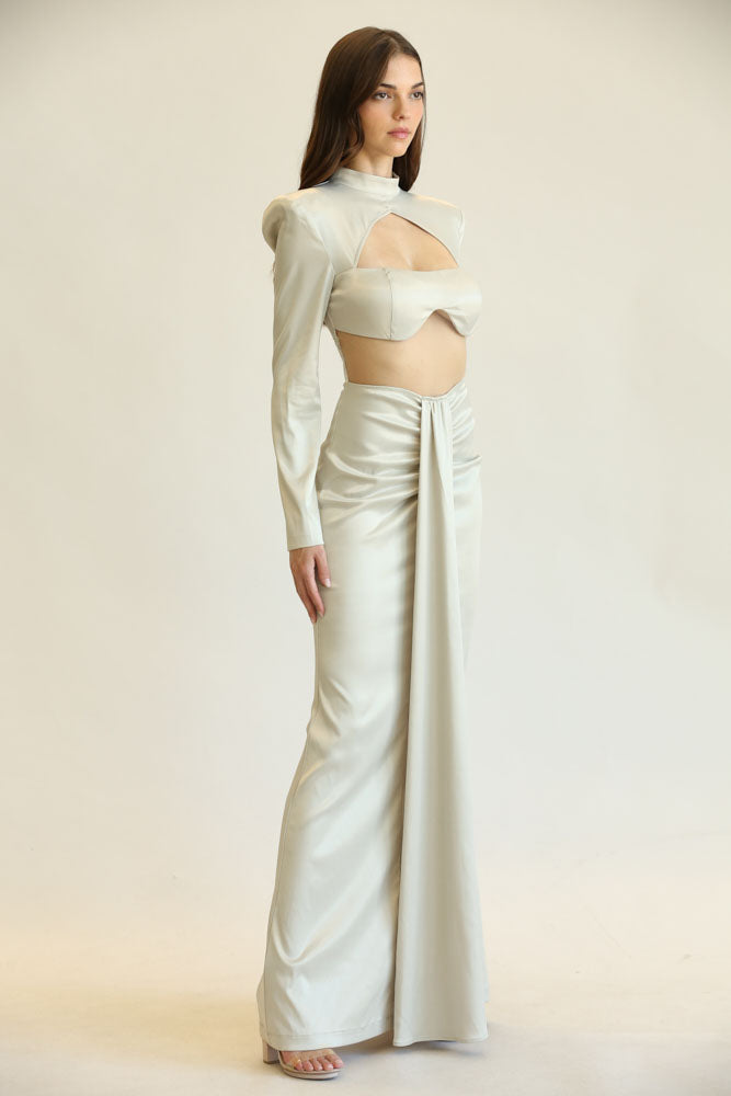 Vestido con aberturas Opulence
