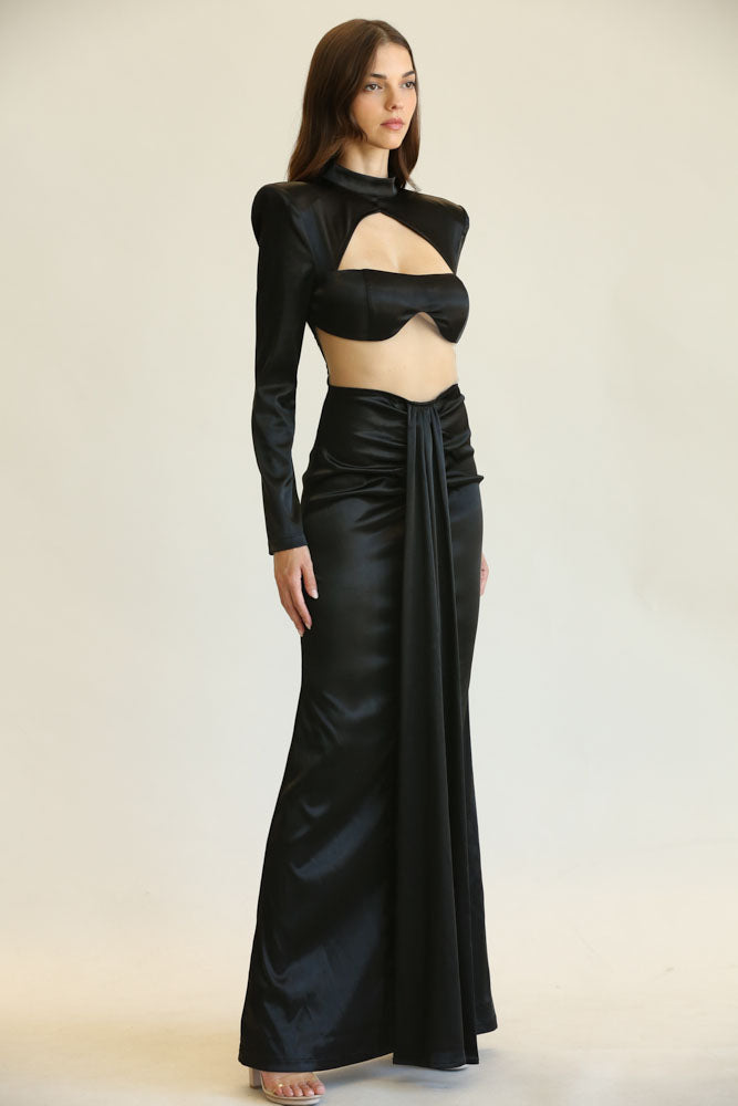 Vestido con aberturas Opulence