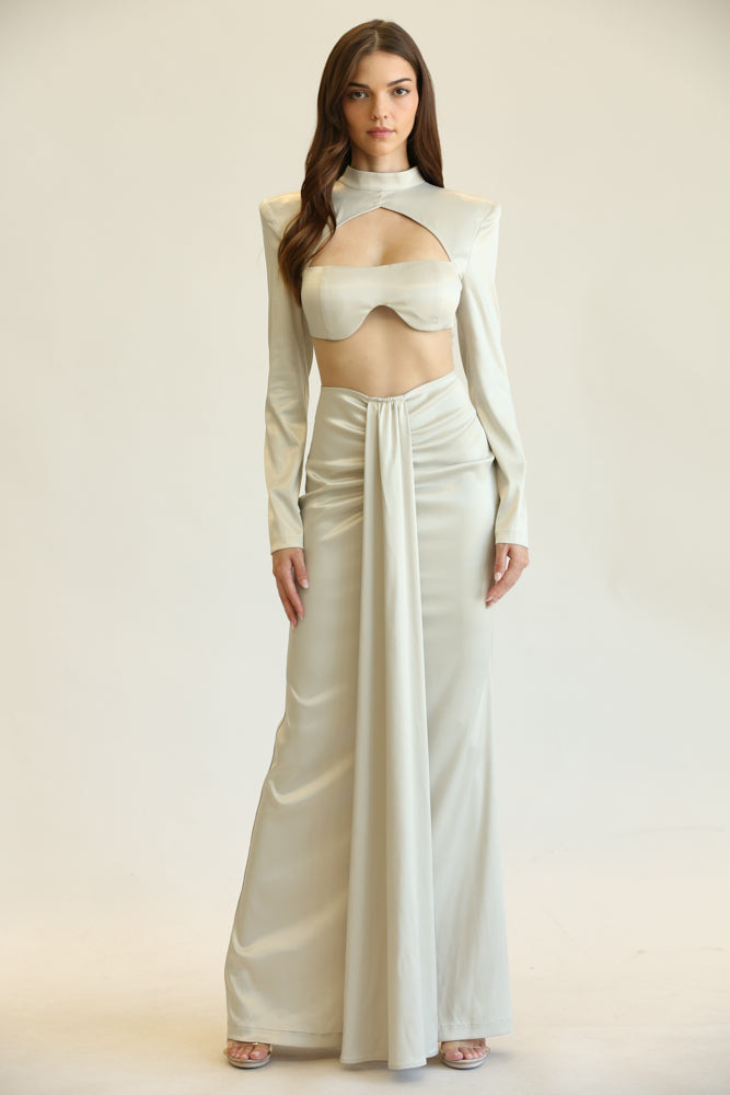 Vestido con aberturas Opulence