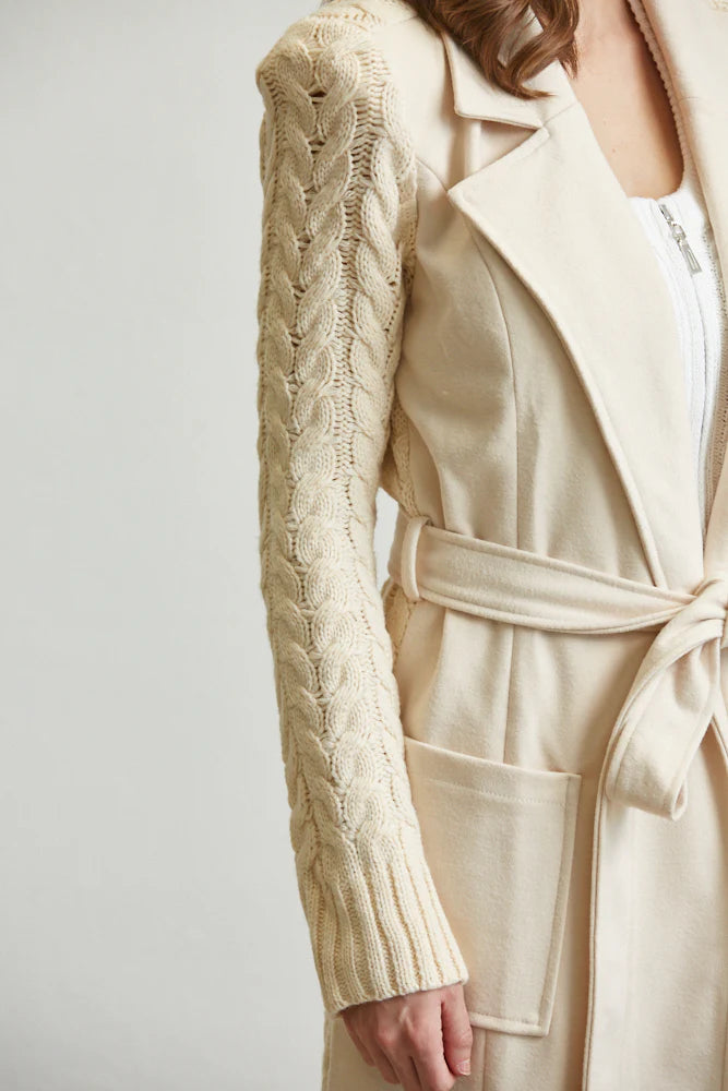 Belted Long Sweater from Rose Paulino