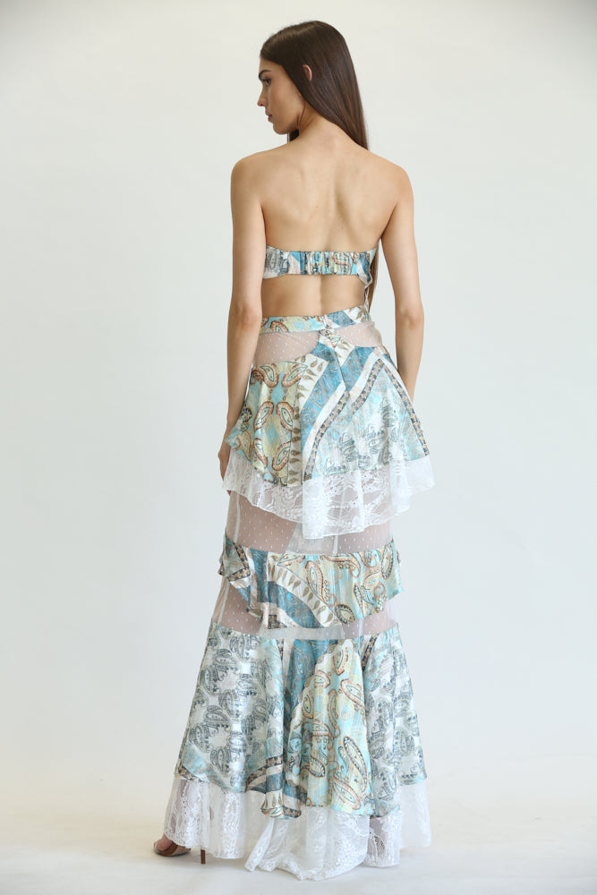 Brisa - Conjunto de patrones con estampado paisley