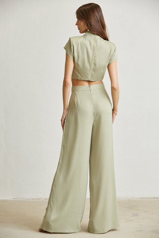 Ensemble de tissus en satin Zoey