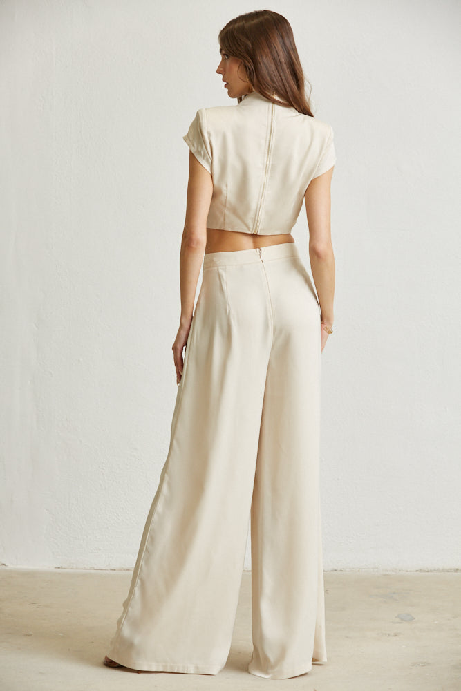 Ensemble de tissus en satin Zoey