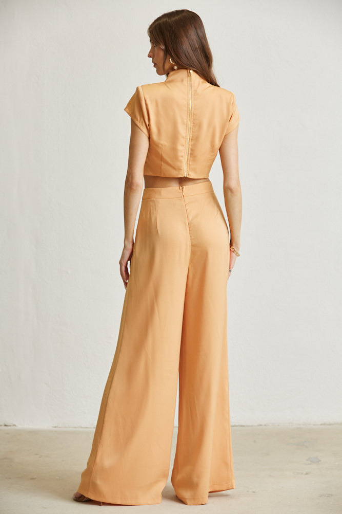 Ensemble de tissus en satin Zoey