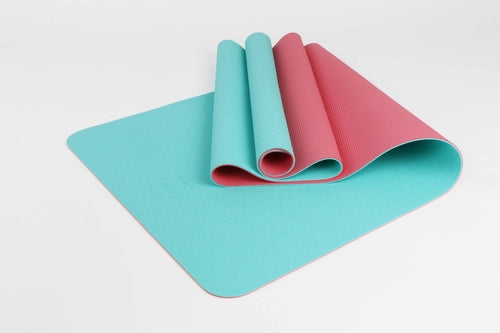 Tapis de yoga TPE bicolore de qualité supérieure