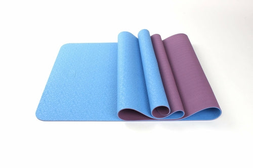 Tapis de yoga TPE bicolore de qualité supérieure