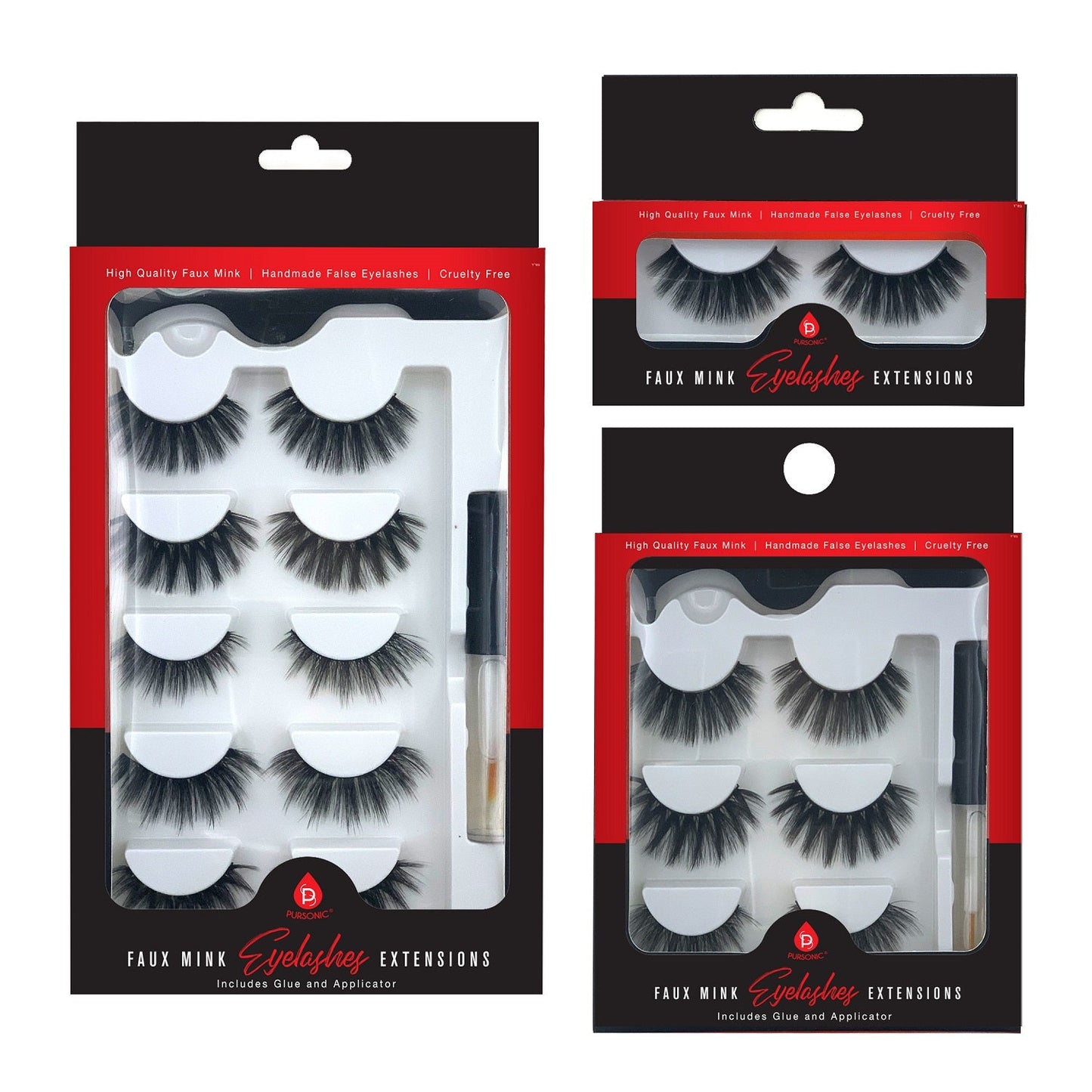 Extensions de faux cils style faux vison