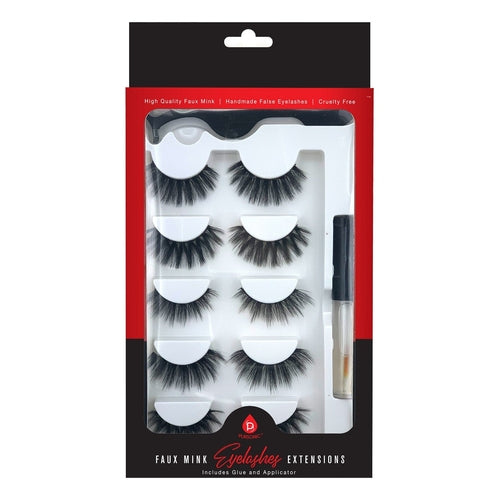 Extensions de faux cils style faux vison