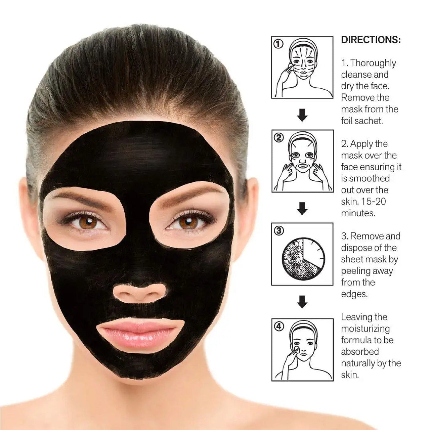 Mascarilla de carbón purificante