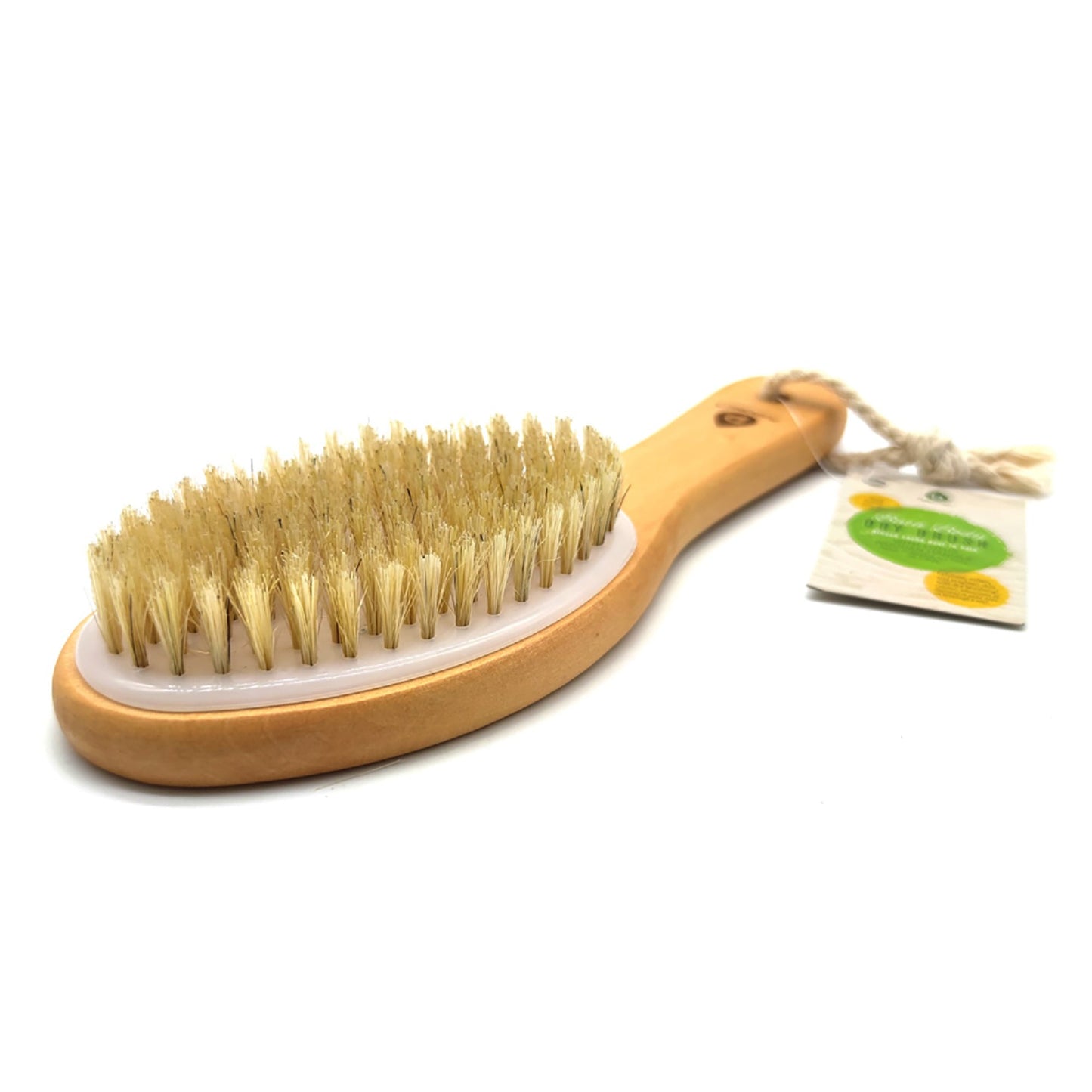 Cepillo de baño con mango de madera de loto