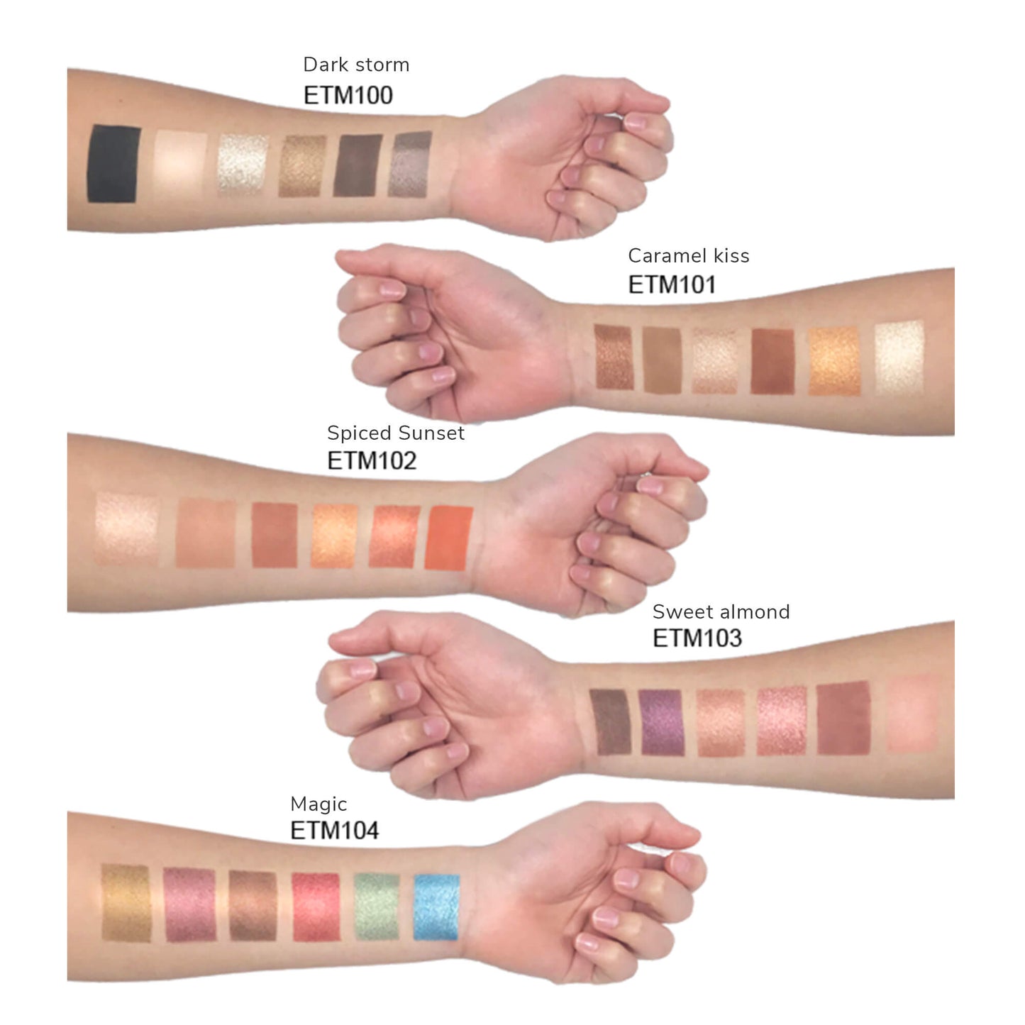 Paleta de sombras de ojos - Dark Storm