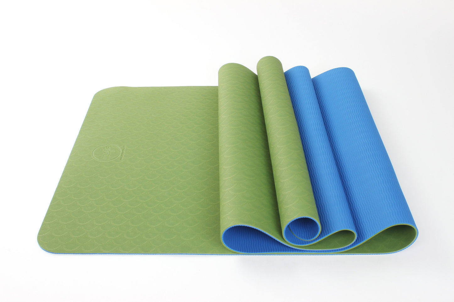 Tapis de yoga TPE bicolore de qualité supérieure